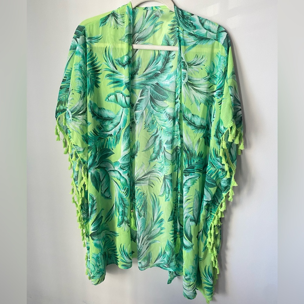 Green Beach Cover Up
